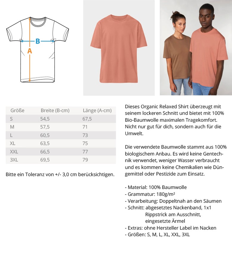 FAMANCA Libertad Fuser Relaxed T-Shirt Herren Helle Farben